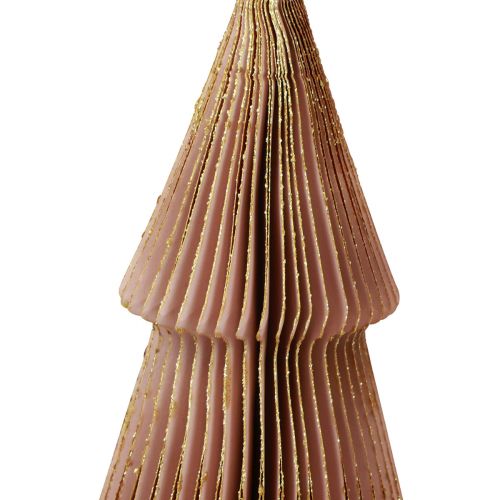 Article Sapin de Noël en papier Sapin de Noël en papier Bordeaux H60cm