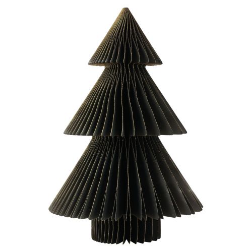 Sapin de Noël en papier Sapin de Noël en papier Noir H30cm