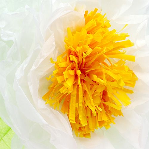 Floristik24 Fleur en papier 28cm pour le tri à suspendre. 2 pièces