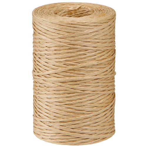 Floristik24 Fil de papier fil de reliure fil nature 0,4mm 205m
