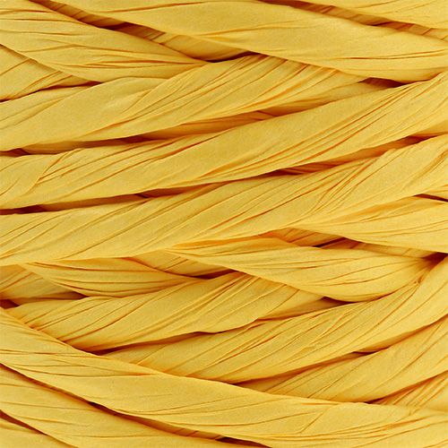 Article Cordon de papier 6mm 23m jaune