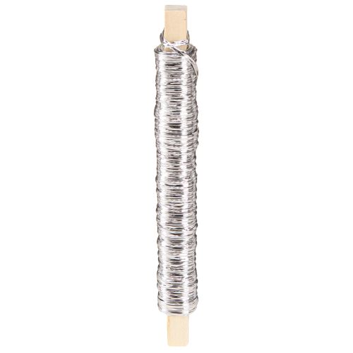 Article Cordon de papier enveloppé dans du fil Ø0,8mm 22m argent