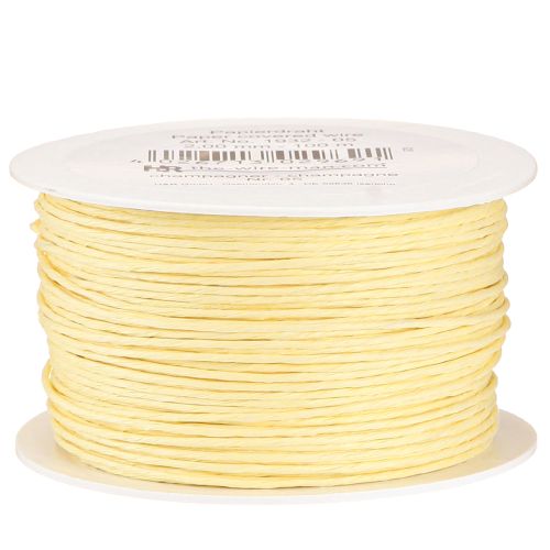 Floristik24 Cordon papier enroulé Ø2mm 100m champagne