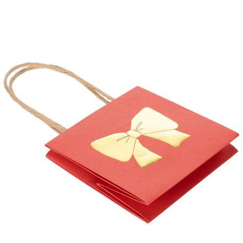 Papier pour sacs cadeaux à motif ruban, 12 cm, lot de 8 | Floristik24.be