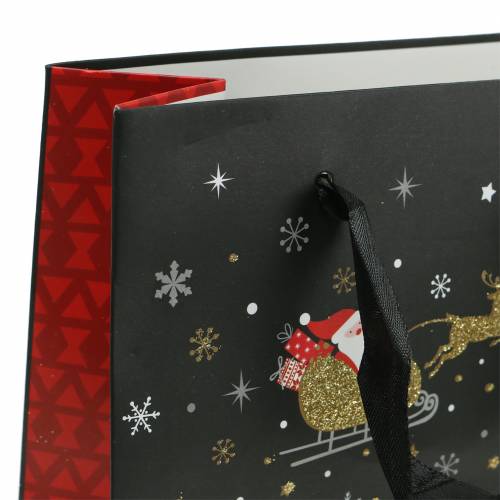 Sac cadeau Sac en papier Village de Noël H30cm 2pcs