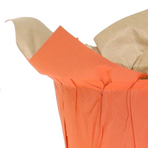 Floristik24 Pots en papier vert, orange, jaune Ø12cm 12pcs
