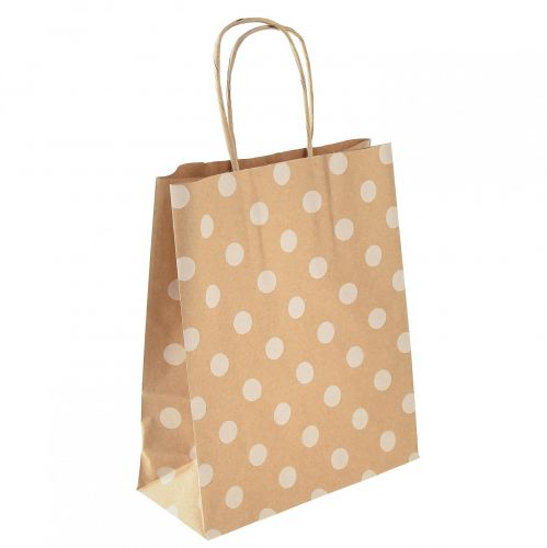 Sacs cadeaux sacs en papier à pois 18×22cm 50 pcs