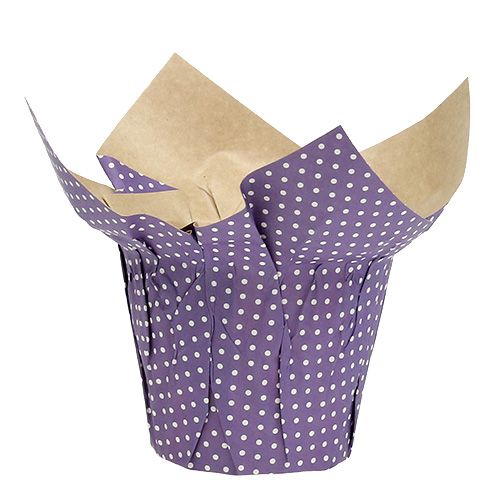 Floristik24 Cache-pot en papier coloré déco pot de fleurs en papier 8pcs