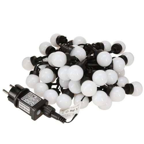 Article Guirlande lumineuse boule LED éclairage de fête blanc chaud L735cm