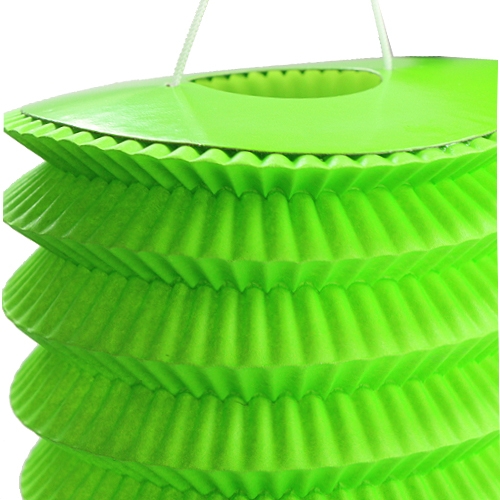 Floristik24 Lanterne en papier vert 10cm H13cm 8pcs
