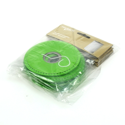 Floristik24 Lanterne en papier vert 10cm H13cm 8pcs