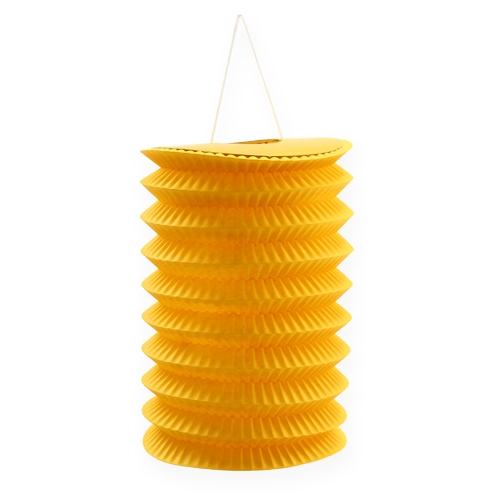 Floristik24 Lanterne Train Jaune Ø10cm H13cm 8pcs