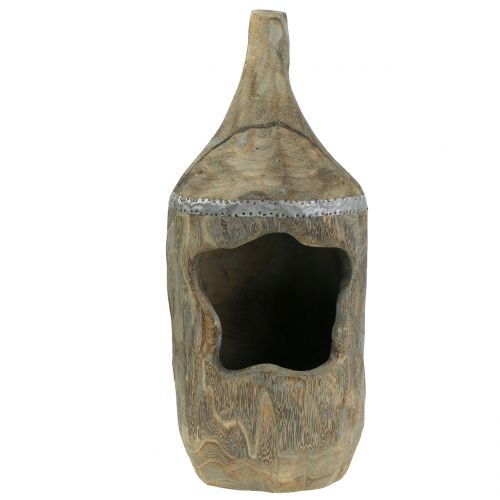 Article Sculpture décorative en bois de Paulownia Ø15cm H39cm