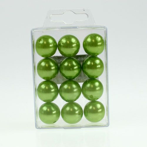 Article Perles décoratives Ø2cm vert pomme 12 pcs