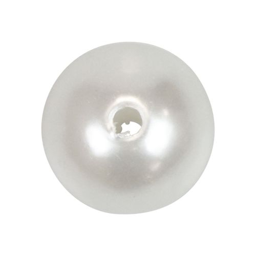 Floristik24 Perles décoratives à enfiler perles artisanales blanches 12mm 300g