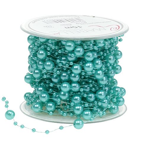 Article Perle cordon turquoise 6mm 15m