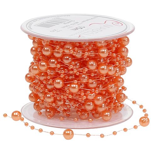 Article Collier de perles Orange 6mm 15m