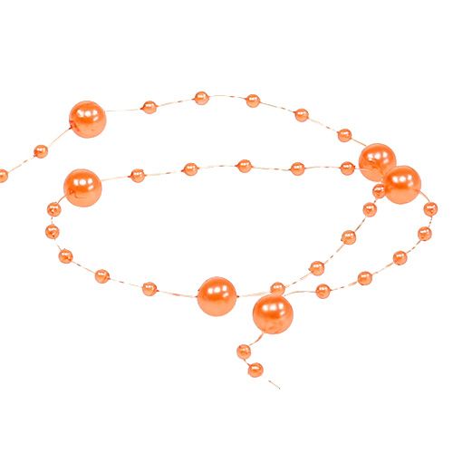 Article Collier de perles Orange 6mm 15m