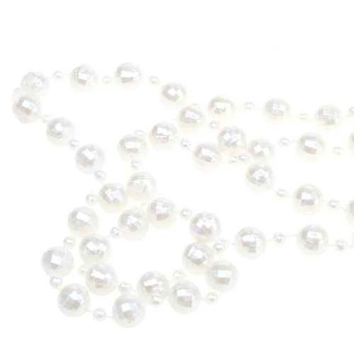 Article Collier de perles blanches 7m