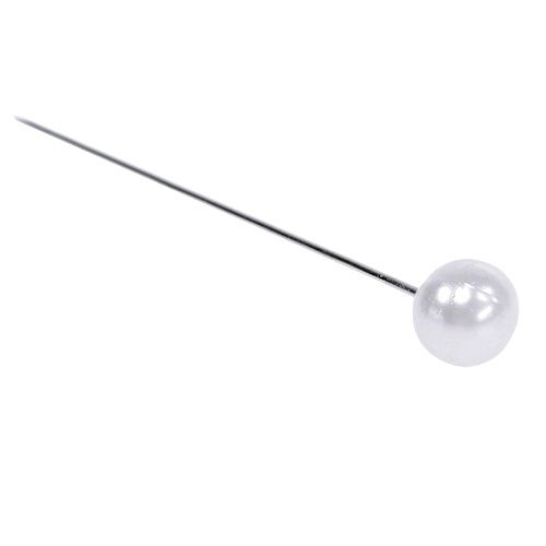 Article Epingles tête perle blanches Ø8mm L65mm 55p
