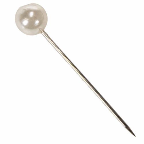Epingles tête perle champagne