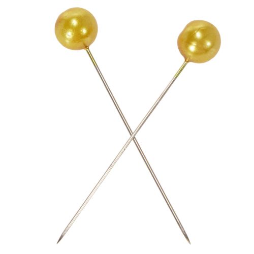 Epingles tête perle or Ø10mm 60mm 50p | Floristik24.be