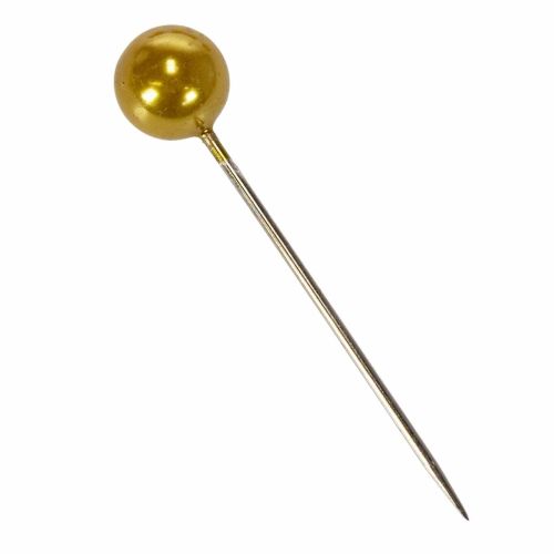 Epingles Tête Perle Doré Ø15mm