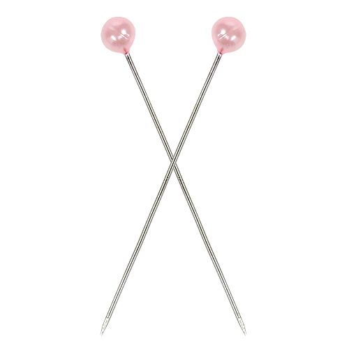 Article Aiguilles tête perle rose Ø4mm 4cm 150 pcs