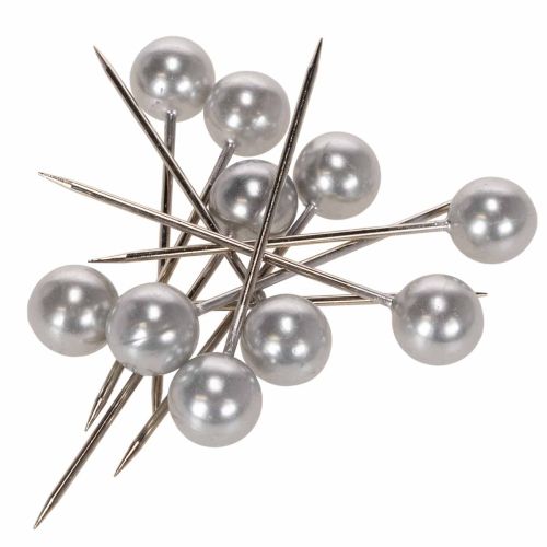 Epingles à perler argent Ø15mm 75mm