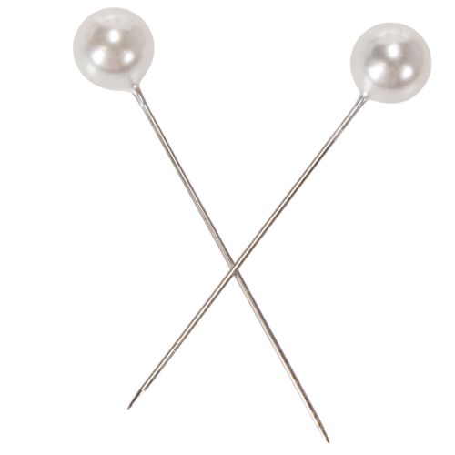 Epingles Tête Perle Blanc Ø10mm 60mm | Floristik24.be