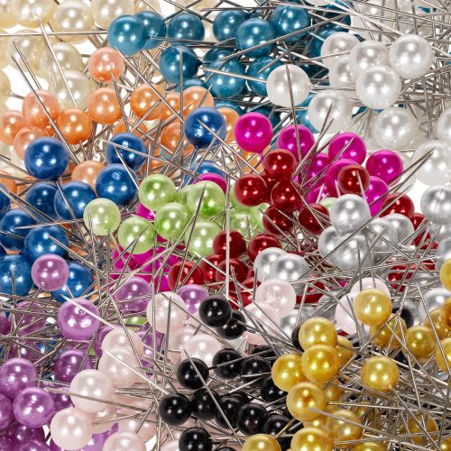 Aiguilles tête perlée Ø10mm 60mm différentes couleurs acheter | Floristik24.be