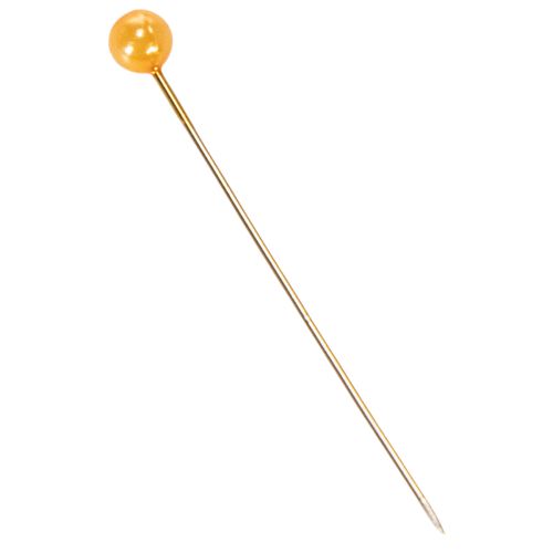 Épingles à tête de perle orange pour fournitures de fleuriste, Ø 4 mm, 40 mm, 150 pièces | Floristik24.be