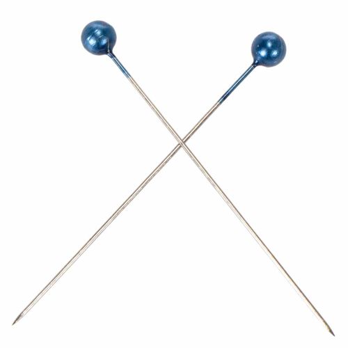 Aiguilles tête perle Ø6mm 65mm bleu | Floristik24.be