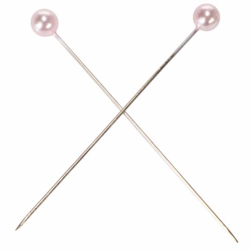 Epingles Tête Perle Ø6mm 65mm Rose | Floristik24.be