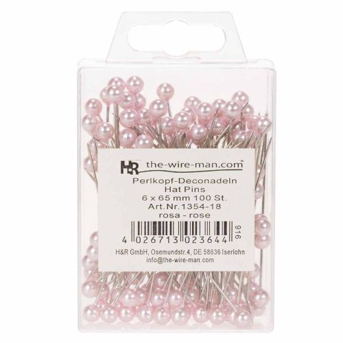 Epingles Tête Perle Ø6mm 65mm