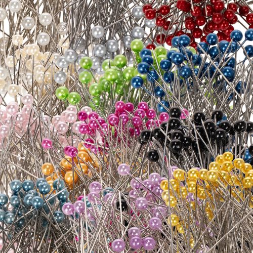 Aiguilles tête perle Ø6mm 65mm différentes couleurs acheter | Floristik24.be