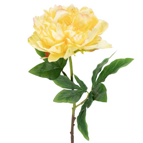 Pivoine artificielle à grande fleur pour une décoration intérieure florale intemporelle, 60 cm, lot de 3