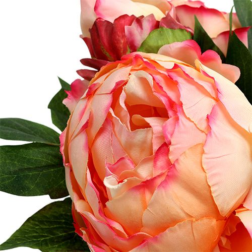 Floristik24 Bouquet de pivoines pêche 30 cm