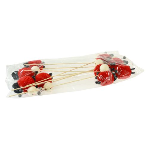 Article Bouchon de plante Coccinelle Décoration Fleur Bouchon 27,5 cm 9 pièces