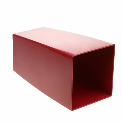 Floristik24 Vase végétal rouge Milano Diamond 11l 20cm