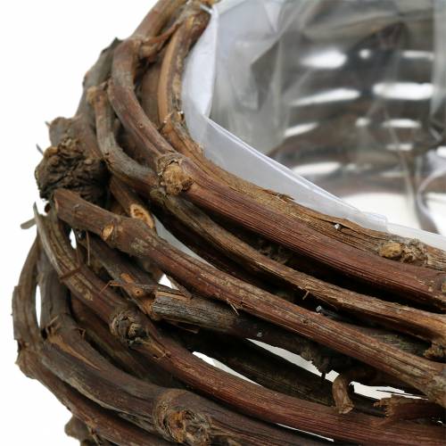 Floristik24 Panier à plantes branches de vigne nature Ø36cm H16cm