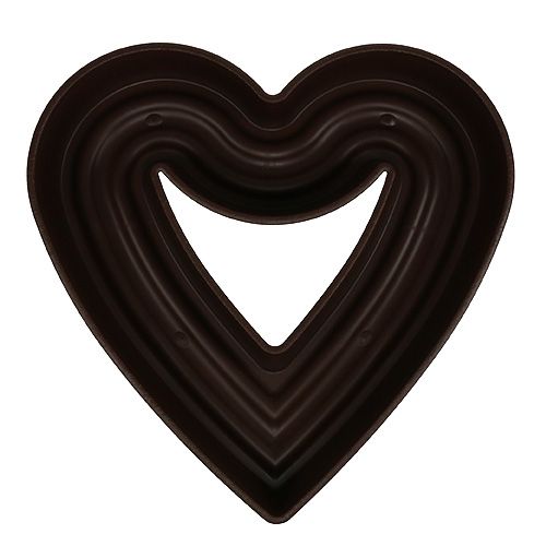 Floristik24 Coeur de plante "Amora" 45cm marron, 1pc