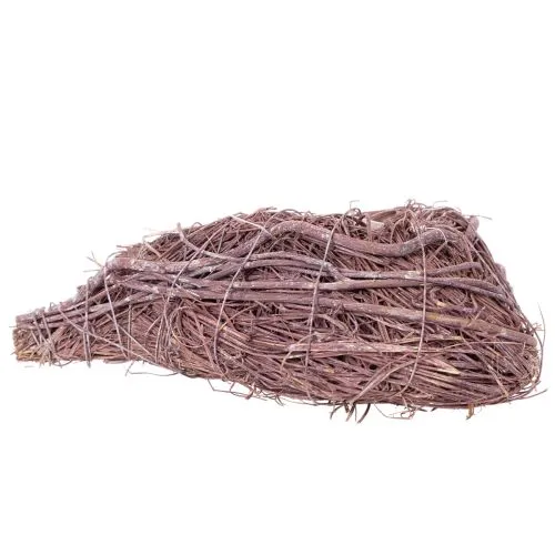 Cœur décoratif en brindilles avec feuille de plantation, 20 cm, 2 pièces | Floristik24.be