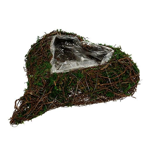 Article Coeur végétal comme base d&#39;arrangement 30x35cm H8cm