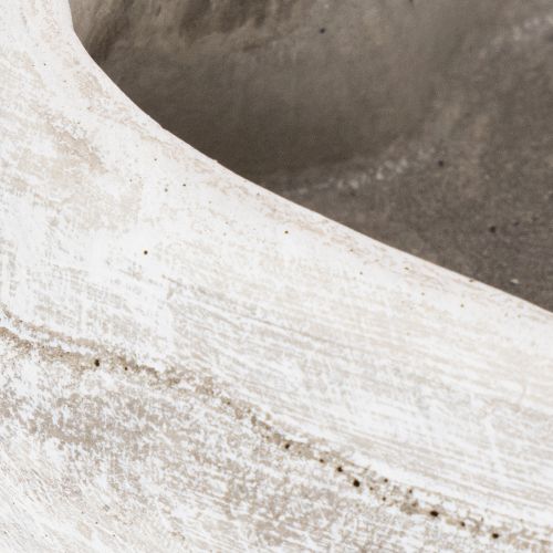 Bol décoratif en forme de cœur, gris ; petit pot de fleurs en forme de cœur, 19 cm | Floristik24.be