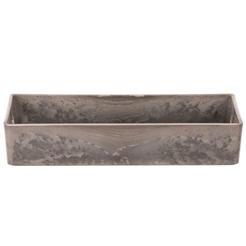 Plateau rectangulaire compact, polyvalent pour la décoration et les plantations, 23 cm | Floristik24.be