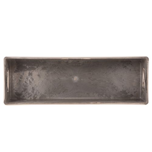 Plateau rectangulaire compact, polyvalent pour la décoration et les plantations, 23 cm | Floristik24.be