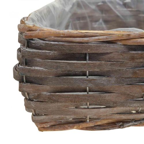Floristik24 Corbeille à plantes corbeille décorative en forme de coeur plante coeur saule lot de 4