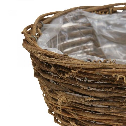 Floristik24 Panier à plantes pot de fleurs vignes rustiques Ø20/25/28cm lot de 3