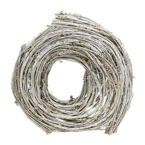 Floristik24 Couronne à plantes verticale blanche Ø 30 cm